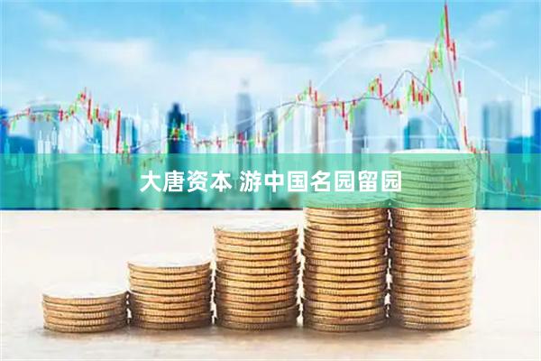 大唐资本 游中国名园留园